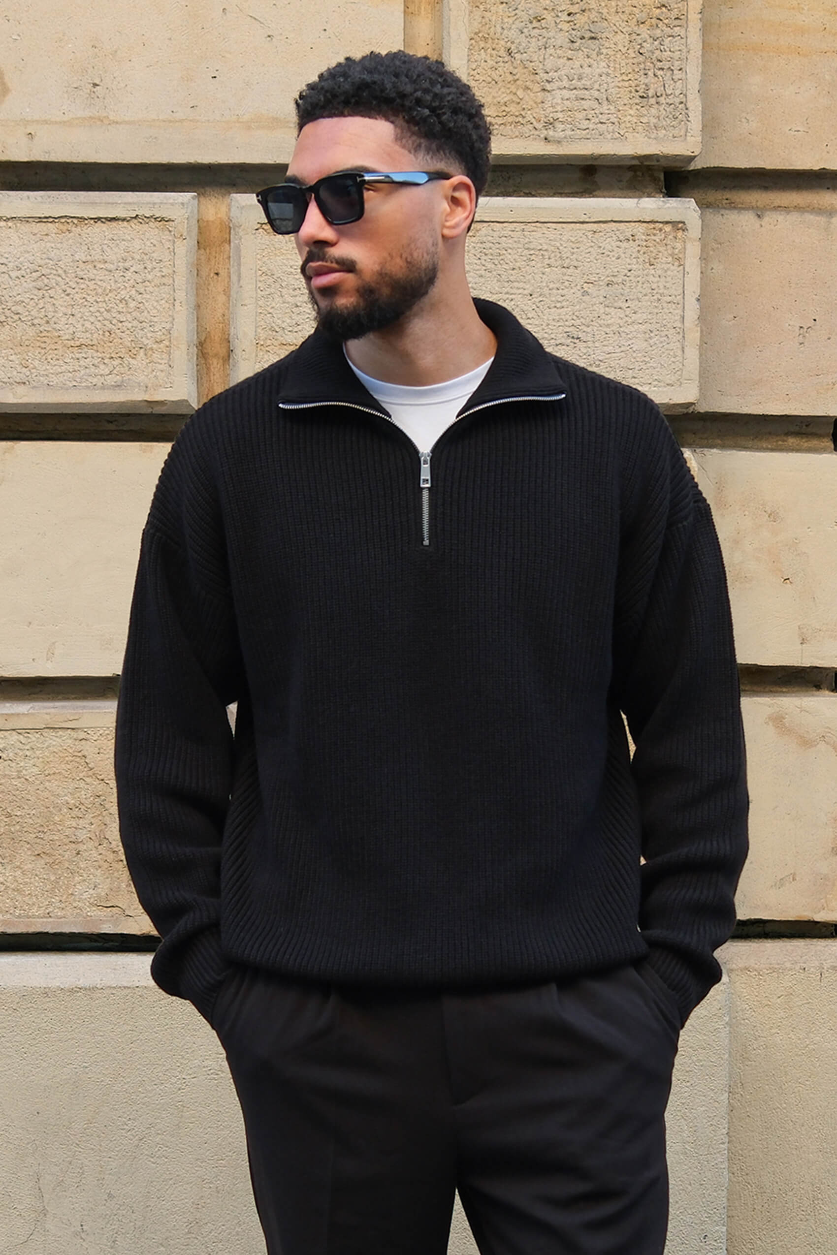 Harbour halfzip - Black