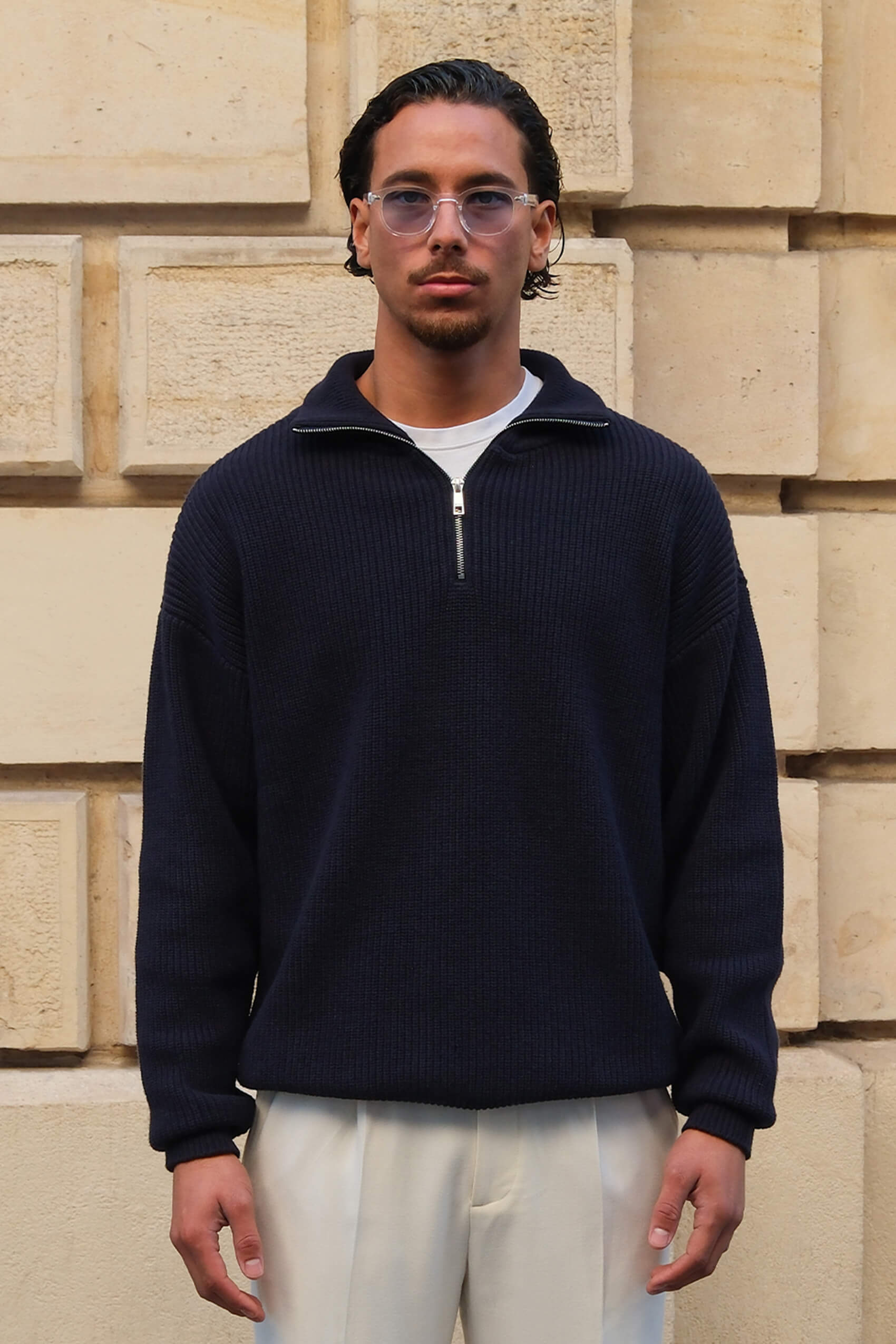 Harbour halfzip - Navy