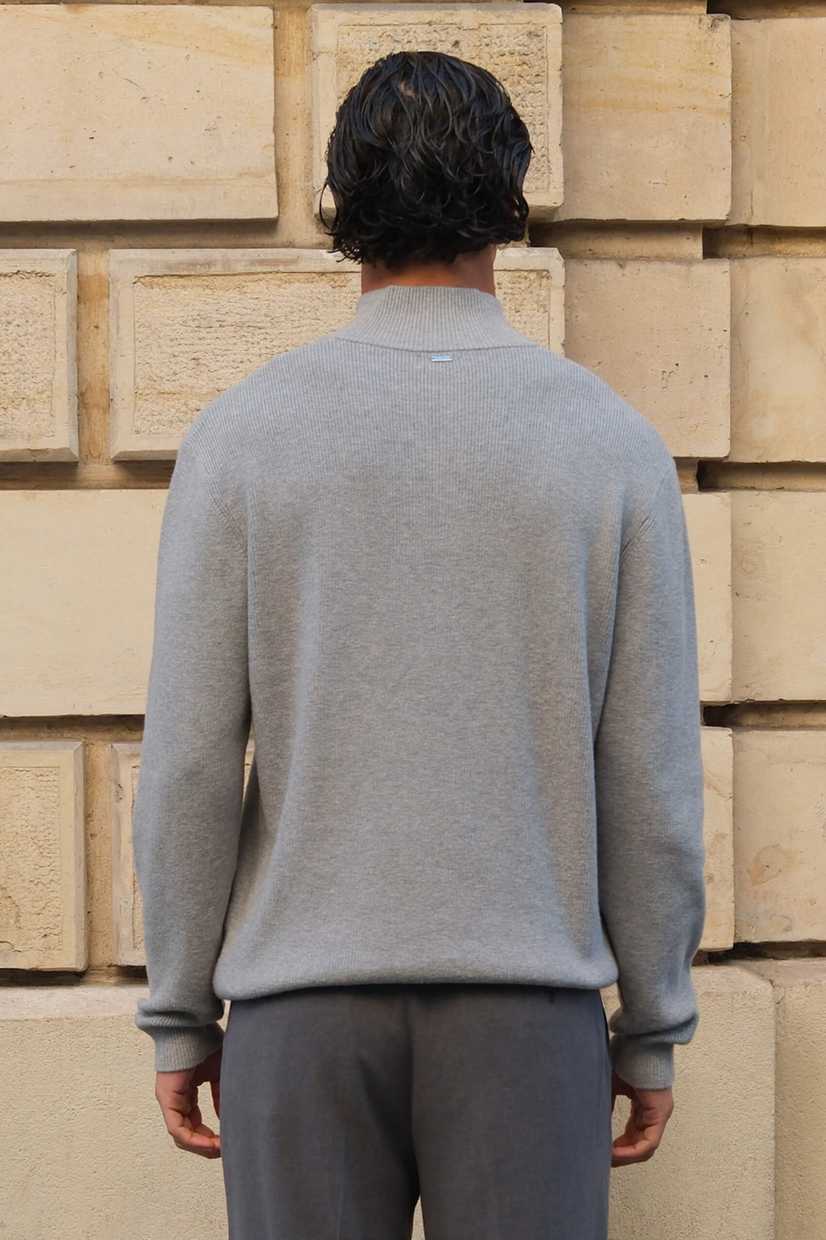 Armada half zip - Grey melee