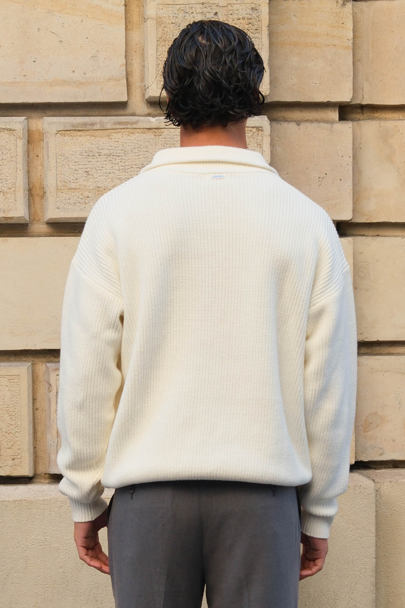 Harbour halfzip - Ecru