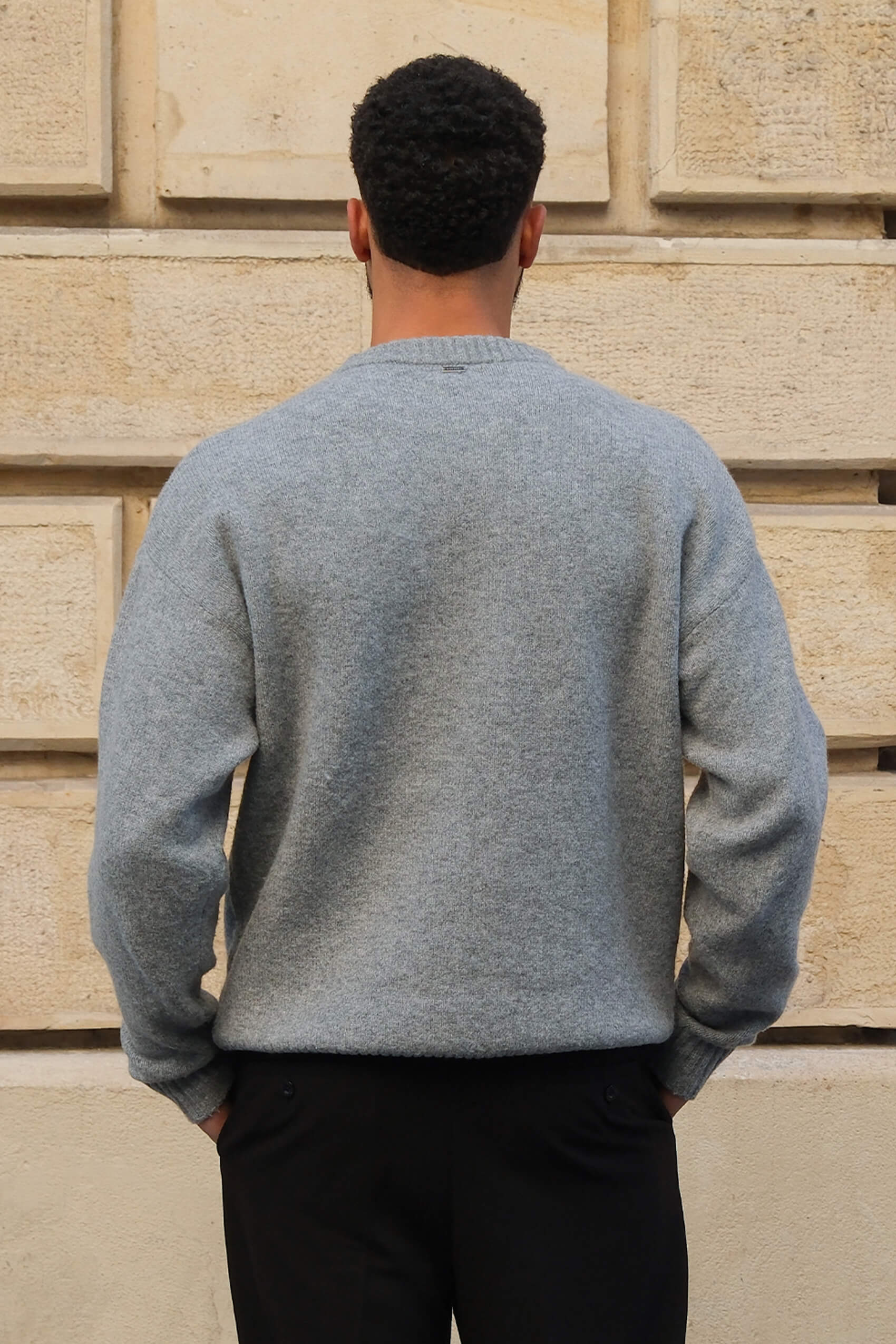 Brixton sweater - Grey melee