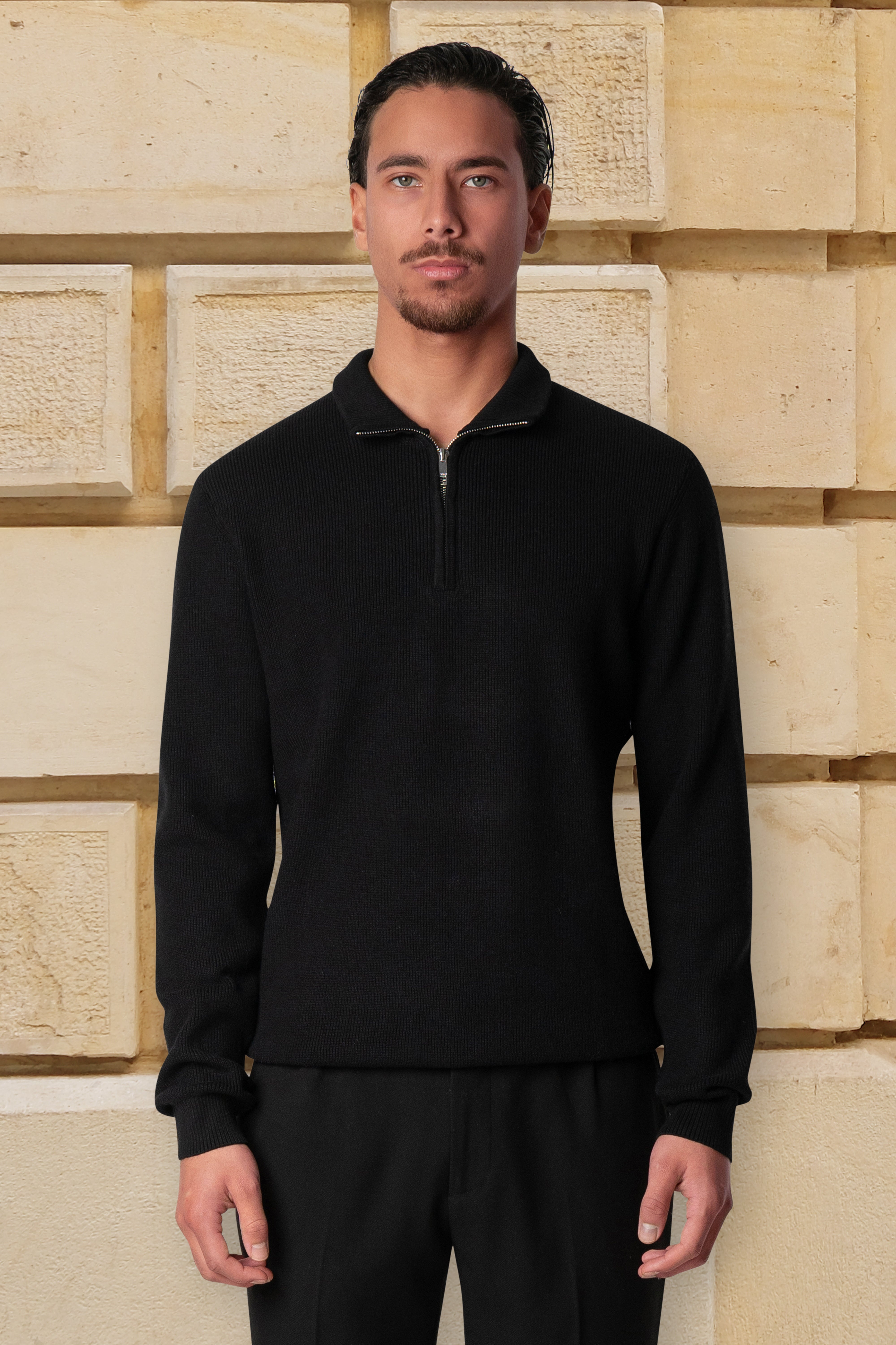 Armada half zip - Black